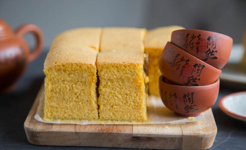 Super Soft Pumpkin Ogura Cake