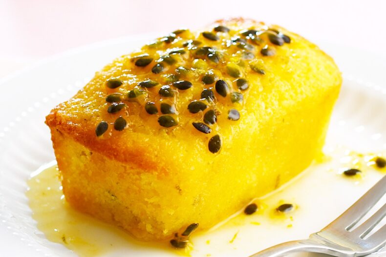 passionfruit syrup cake