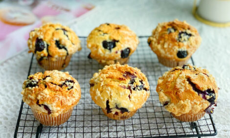 Crispy Afro Blueberry Muffins