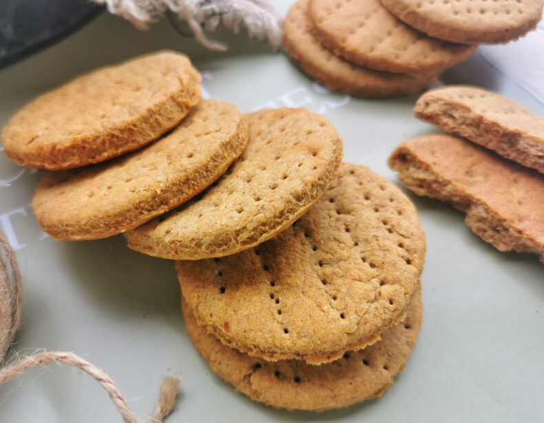 Whole wheat digestive biscuits