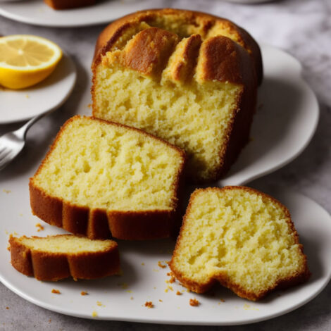 One Egg Lemon Pound Cake