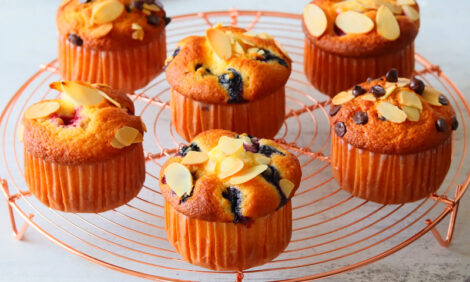 Almond Blueberry Muffins