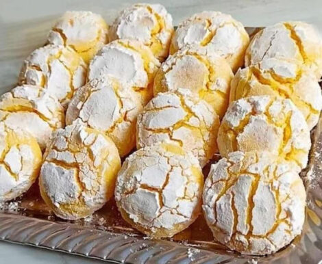 Lemon Crinkle Cookies