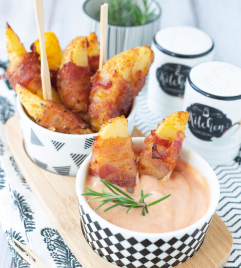 Baked potatoes wrapped in bacon recipes