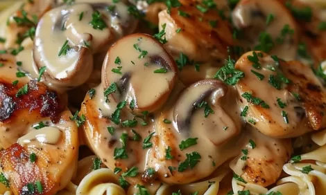 Chicken with Buttered Noodles