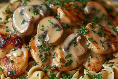 Chicken with Buttered Noodles