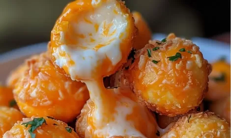 Crispy Homemade Fried Cheese Bites