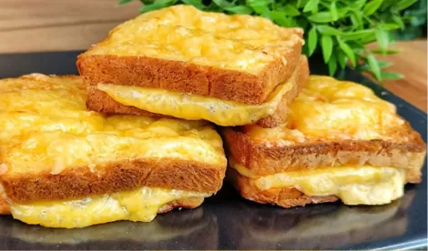 Ham and Cheese Baked Sandwiches