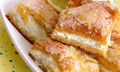 LEMON CREAM CHEESE BARS