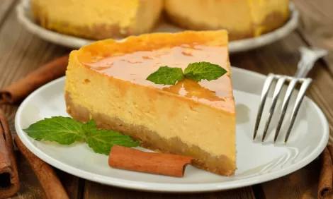 No Bake Sweet Potato Cheesecake