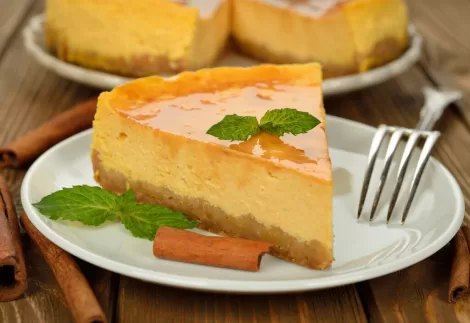 No Bake Sweet Potato Cheesecake