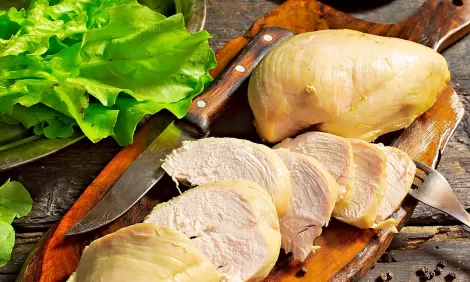 Perfect Boiled Chicken Breast