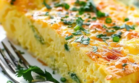 Savory Cottage Cheese Frittata