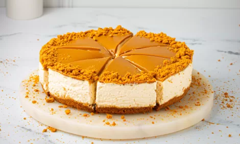 Lotus cheesecake