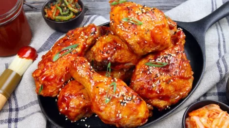 Spicy Korean Fried Chicken