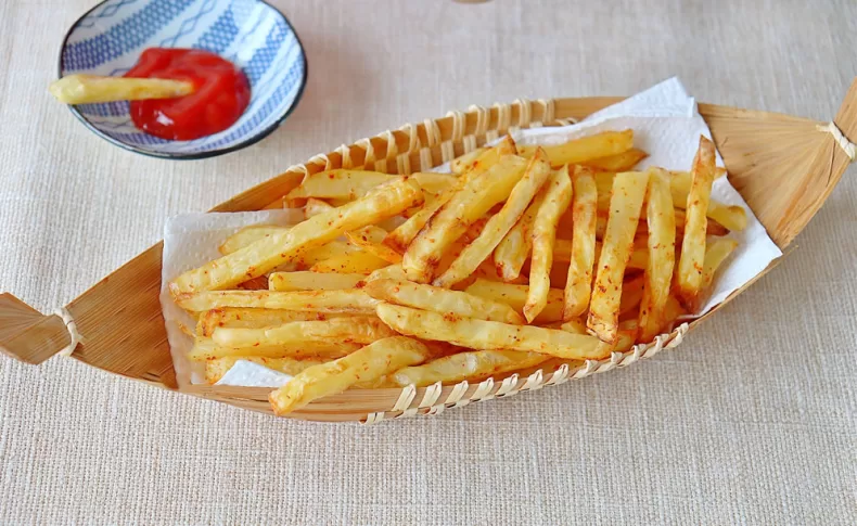 Spicy oilfree fries