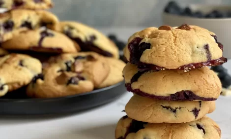 Blueberry and white chocolate biscuits recipes