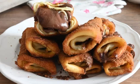 Crispy Nutella rolls recipes