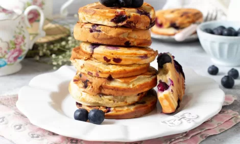 Light blueberry pancakes recipes