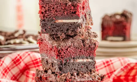 Oreo Red Velvet Brownies recipes