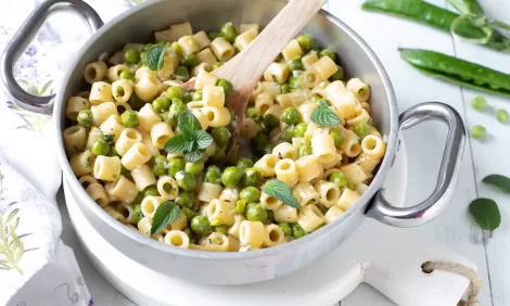 Pasta with green peas recipes