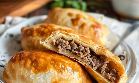 Savory Beef and Onion Piroshki