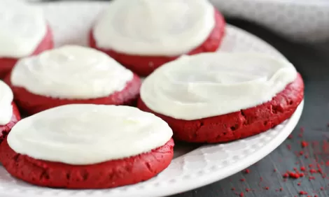 Soft and Chewy Red Velvet Sugar Cookies recipes