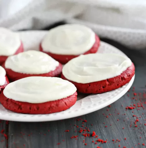 Soft and Chewy Red Velvet Sugar Cookies recipes