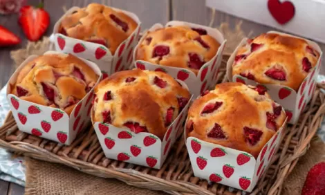 Strawberry muffins recipes