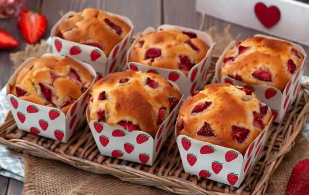 Strawberry muffins recipes jpg