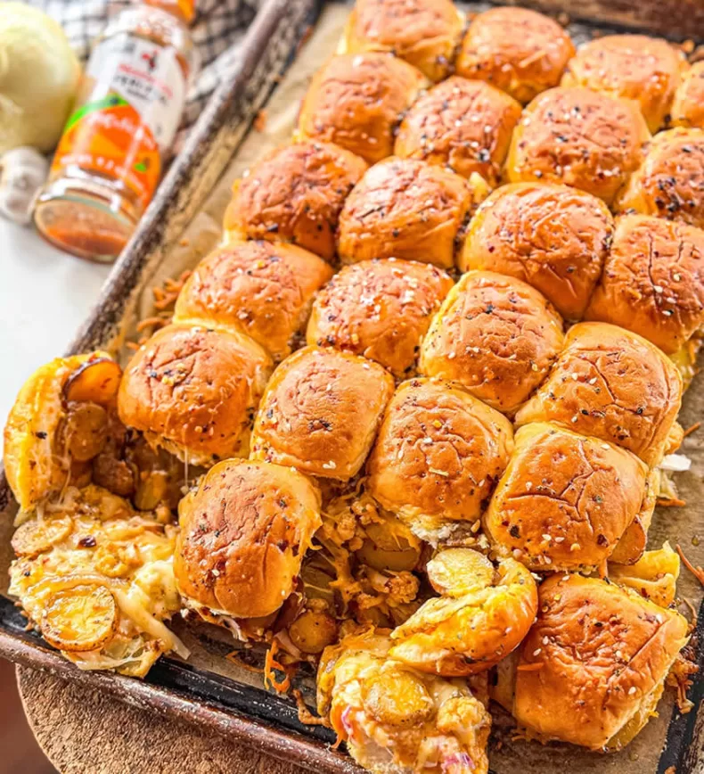 Cheesy Peri Peri Potato Sliders recipes