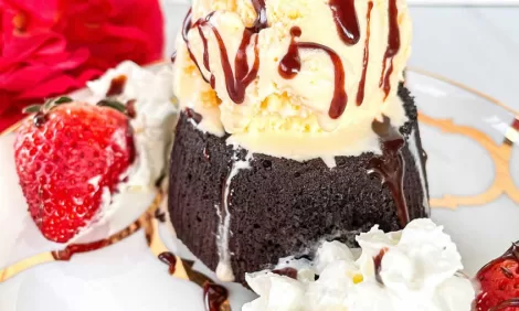 Eggless Chocolate molten lava cake recipes