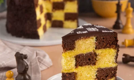 Flavourful Chessboard Cake