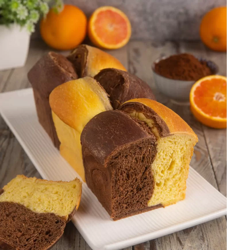 Two tone brioche bread recipes