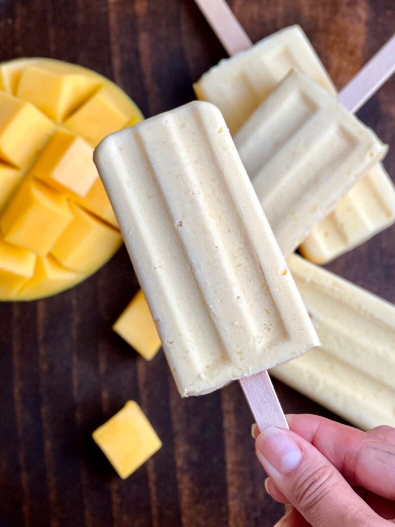 Creamy Mango Paletas